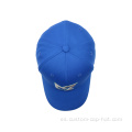 Sombrero de gorra de béisbol bordado azul